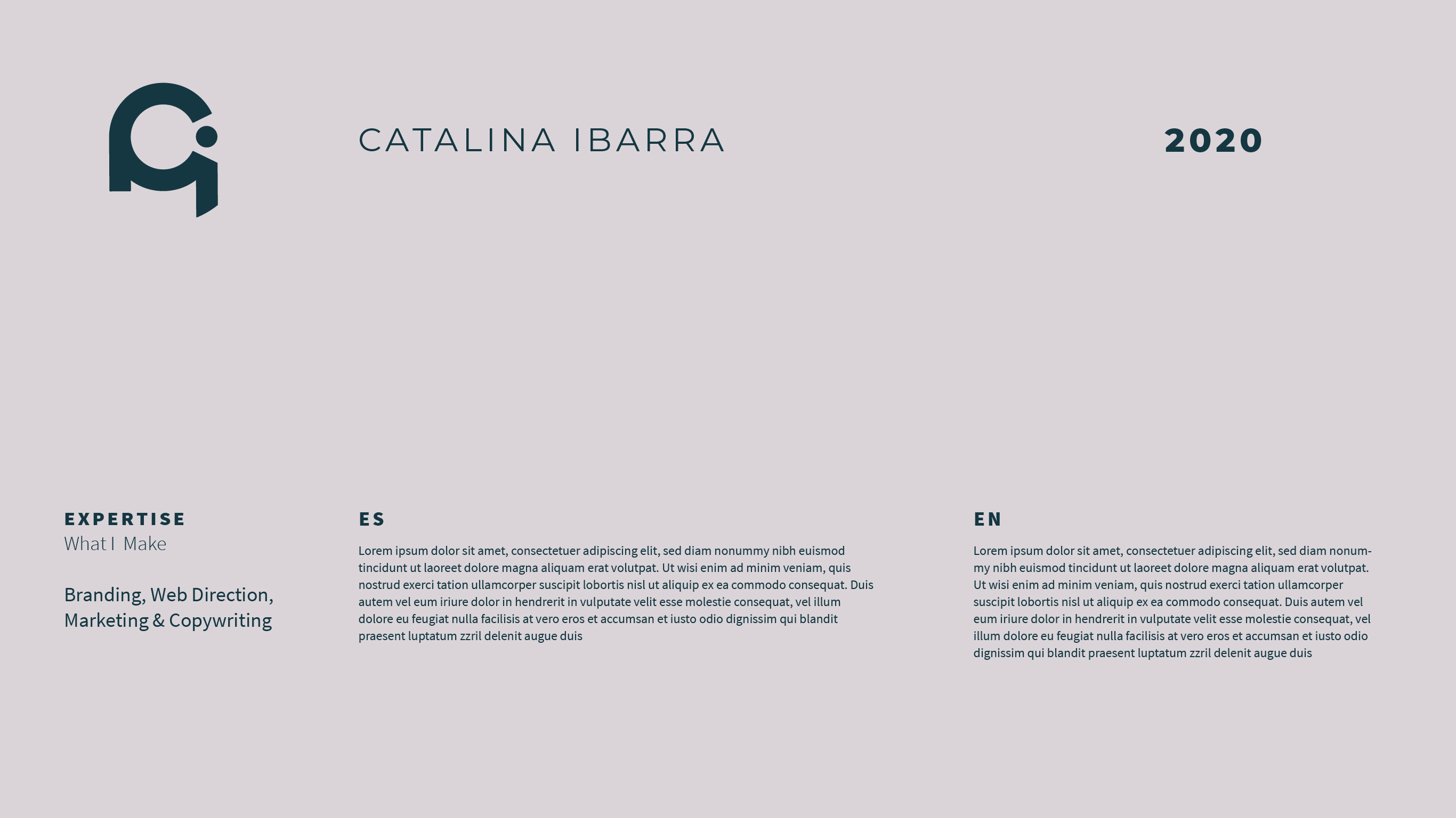 Catalina Ibarra - Brand Design